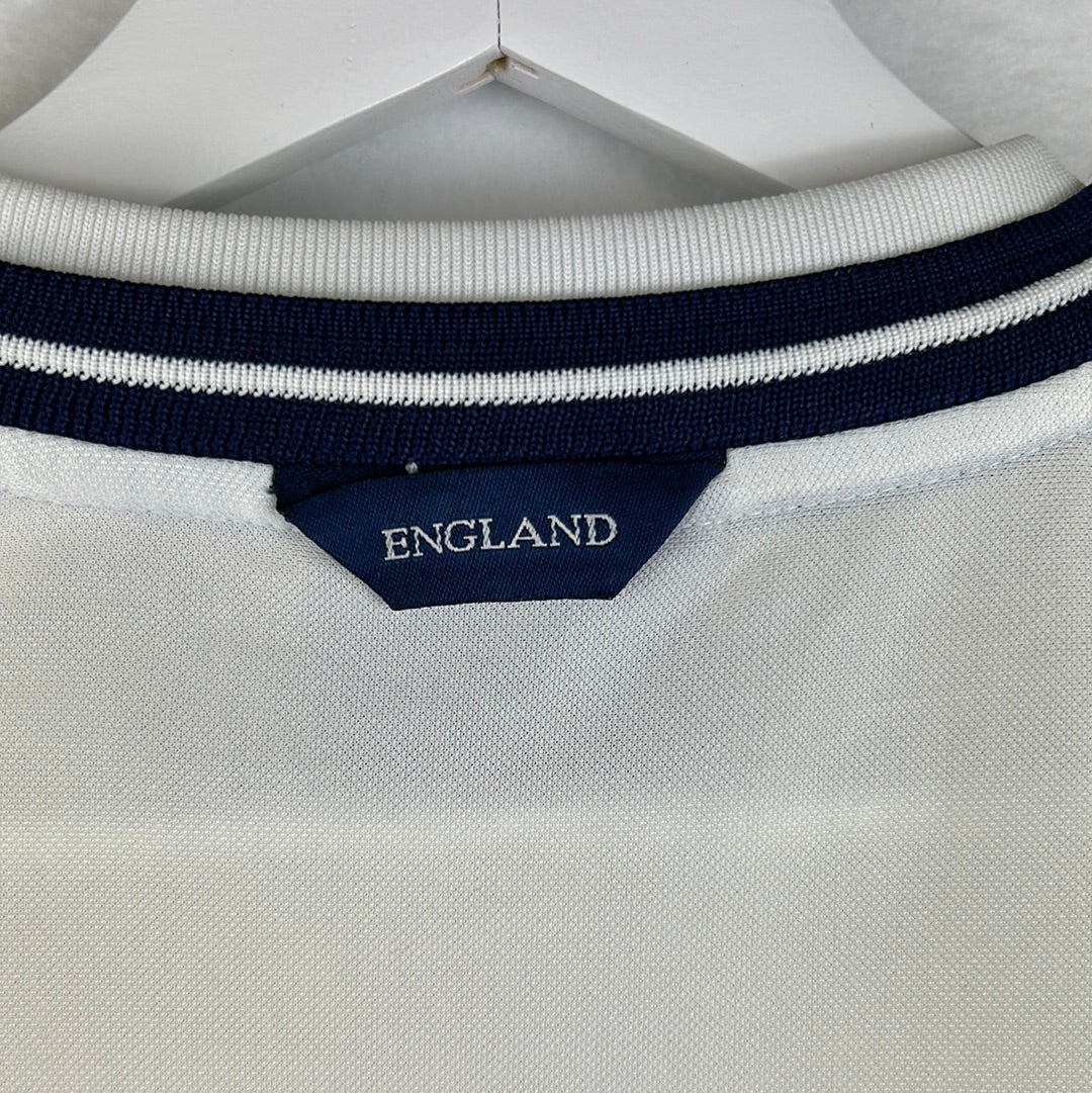 England Match Worn 2000 Home Shirt - Campbell 2 - Euro 2000 Play Off