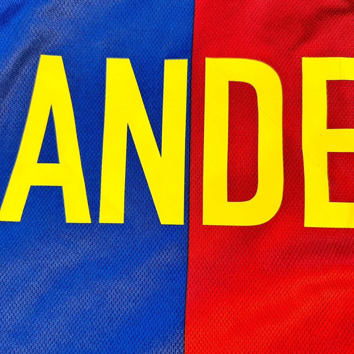 Barcelona 1998/1999 Match Worn Home Shirt - Anderson 9