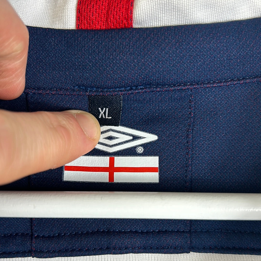 England 2004 Player Issue Home Shirt - Large - Long Sleeve