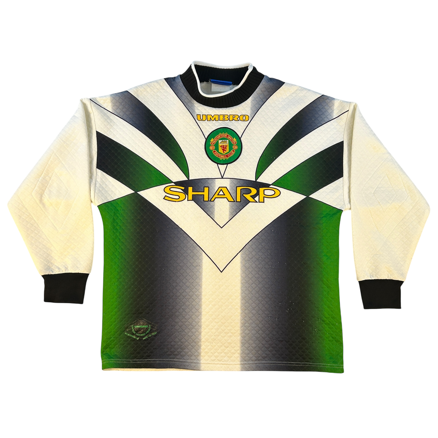 Manchester United 1996/1997 Home Goalkeeper Shirt - Medium Adult