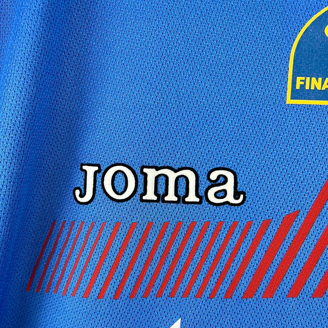Getafe 2007/2008 Player Issue Copa Del Rey Final Shirt - Braulio 9