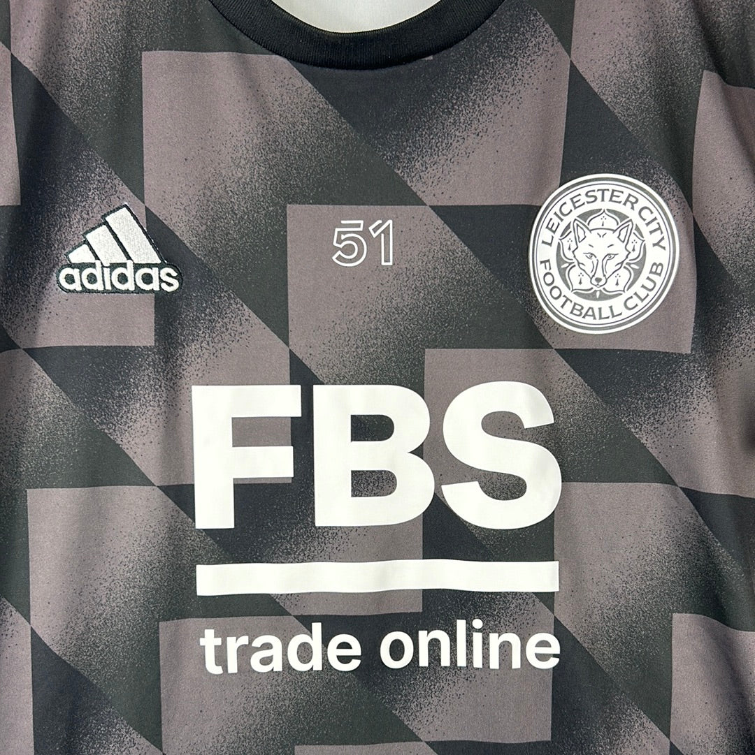 Leicester City 2022/2023 Pre Match Shirt - Medium - Player Issue