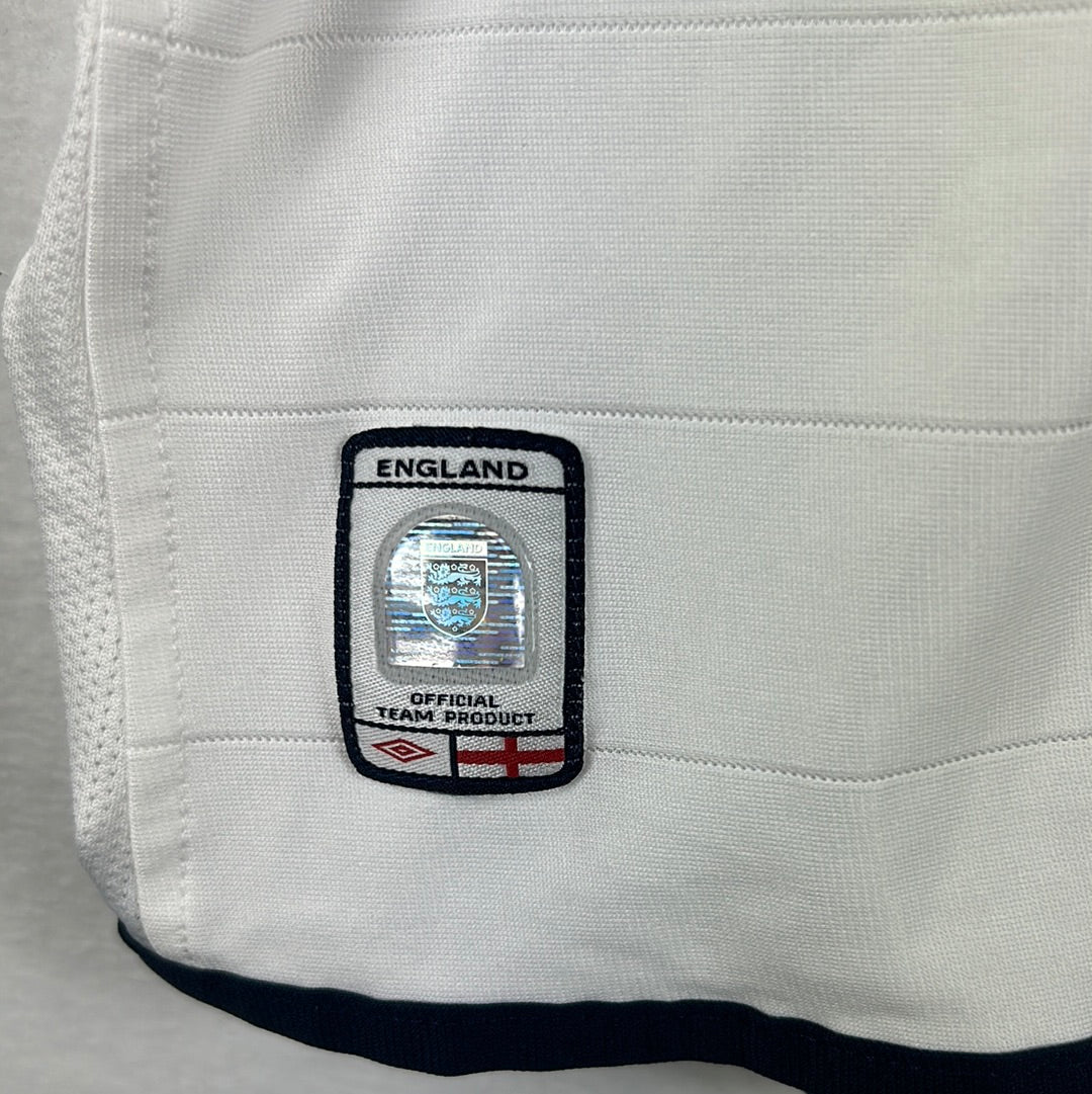 England 2004 Player Issue Home Shirt - Large - Long Sleeve
