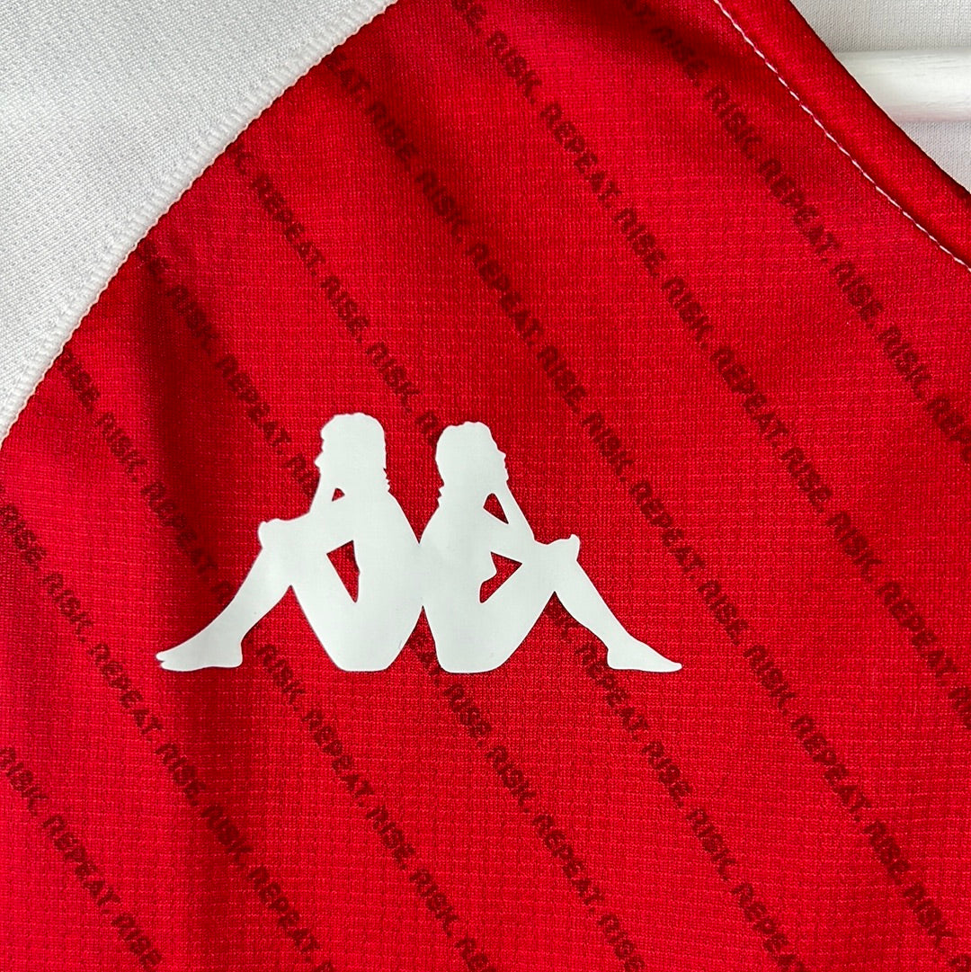 AS Monaco 2022-2023 Home Shirt - Medium - Excellent Condition