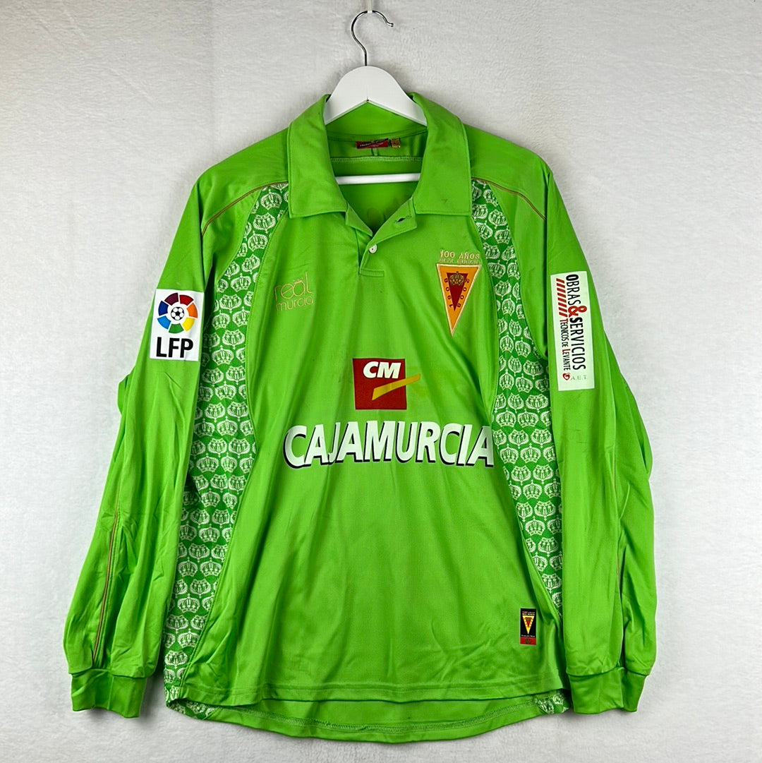 Real Murcia 2007-2008 Match Worn Away Shirt - Large - Inigo 22