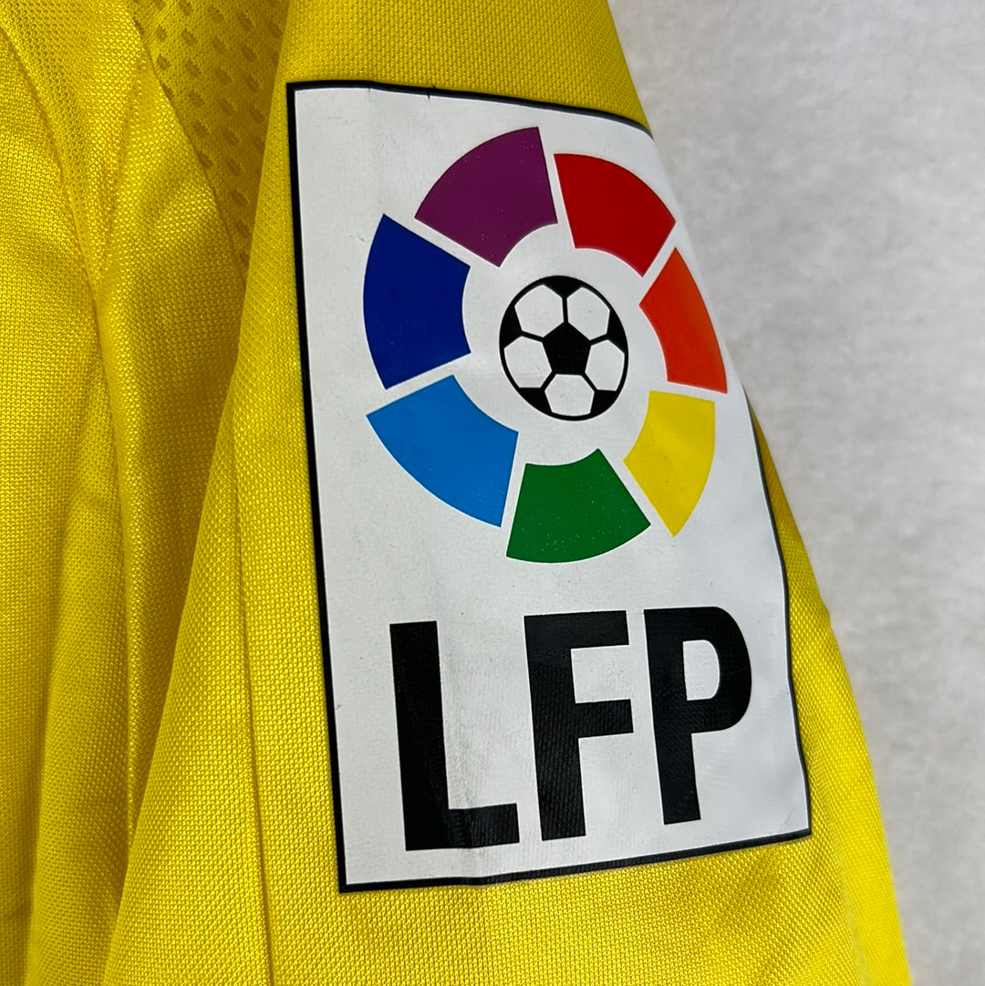Villarreal 2007/2008 Match Worn Home Shirt - Pires 7