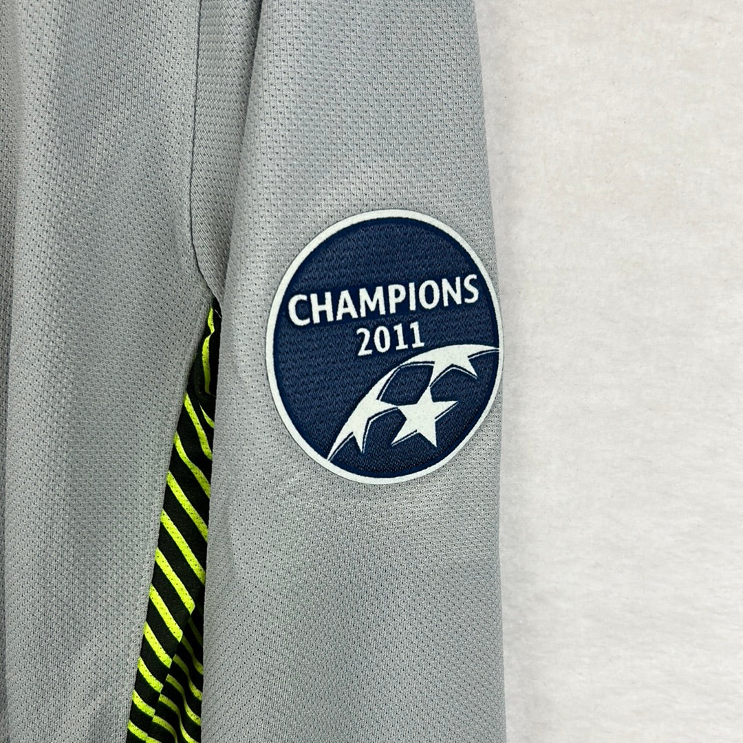Barcelona 2011/2012 Player Issue Third Goalkeeper Shirt - Valdes 1