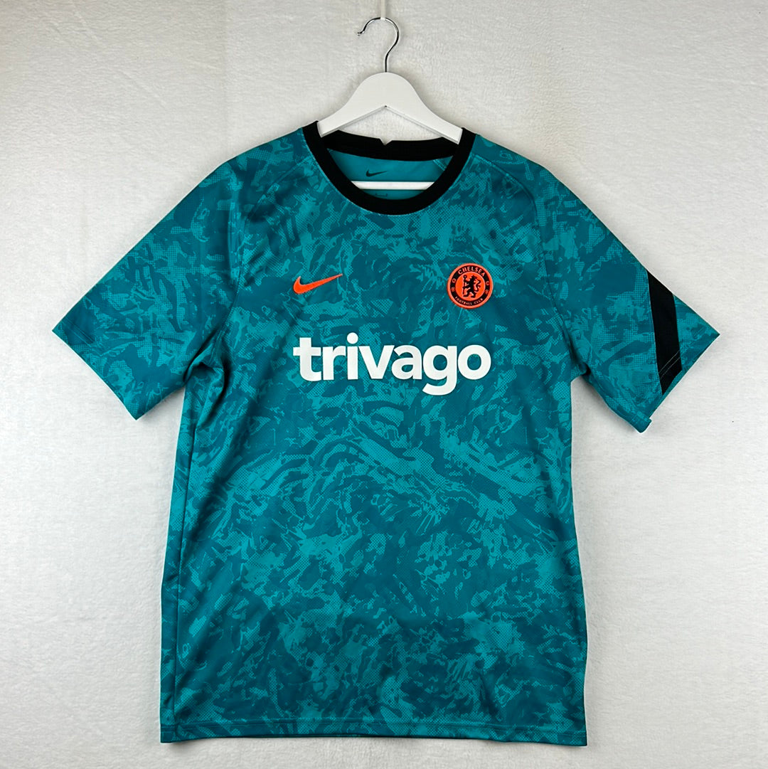 Chelsea 2021-2022 Pre-Match Shirt - Large