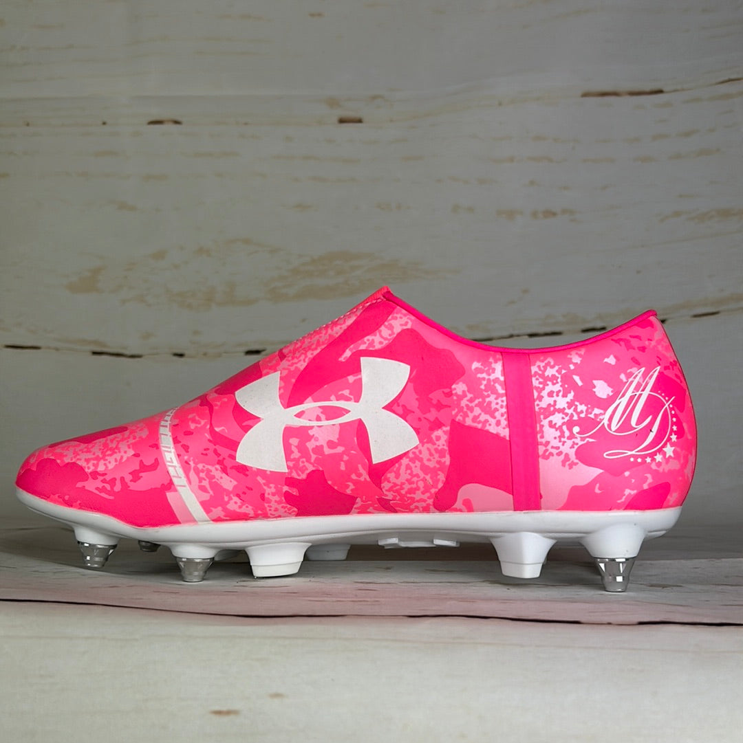 Memphis Depay Player Issued Football Boots - Pink Camo