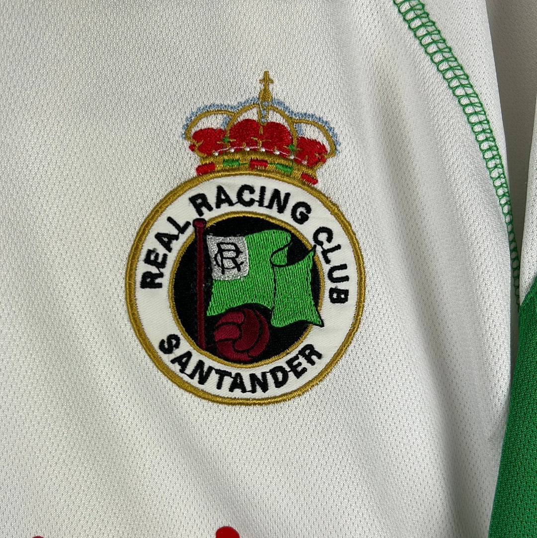 Racing Santander 2007-2008 Player Issue Home Shirt - Large - Duscher 6