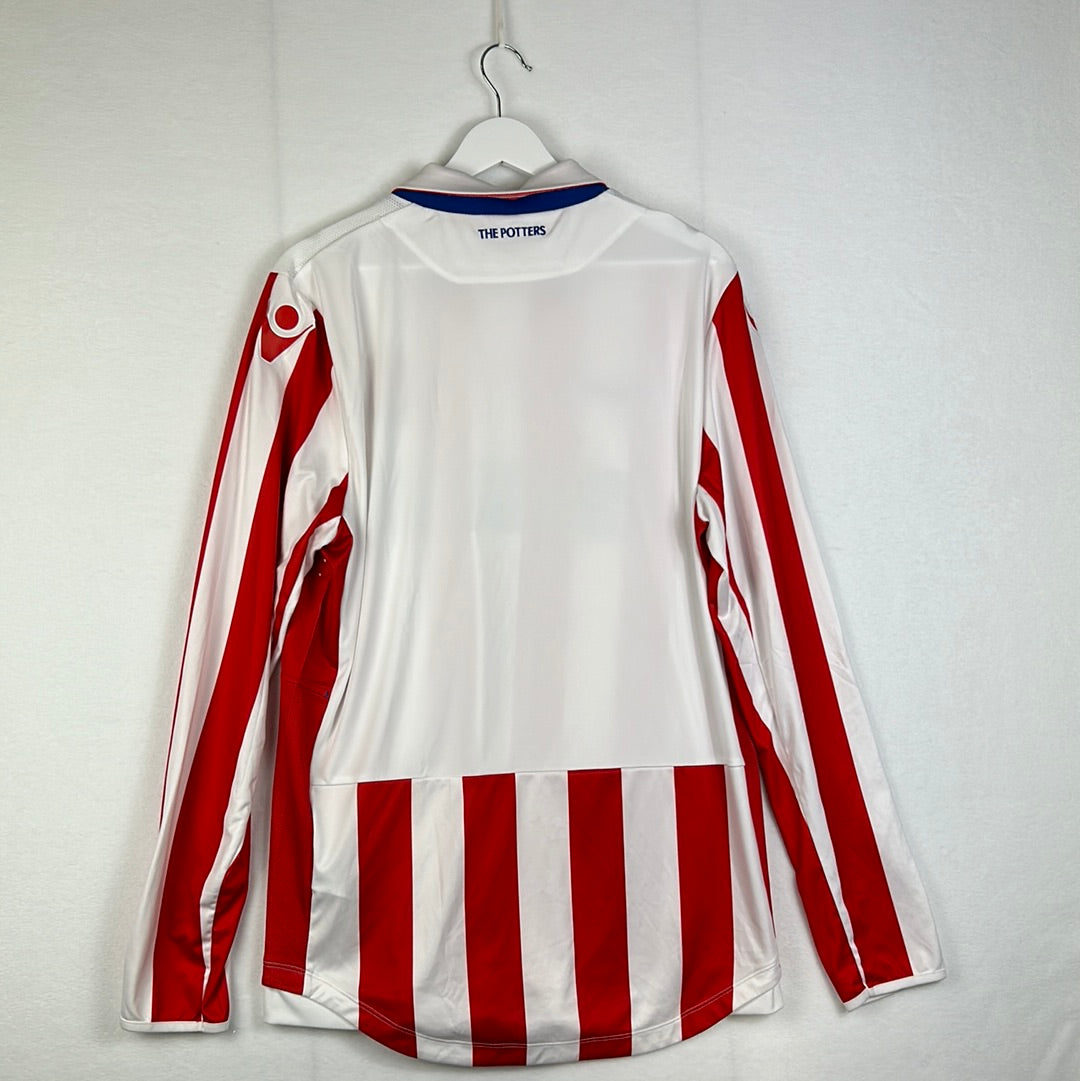 Stoke City 2019/2020 Home Shirt - XXL - Long Sleeve