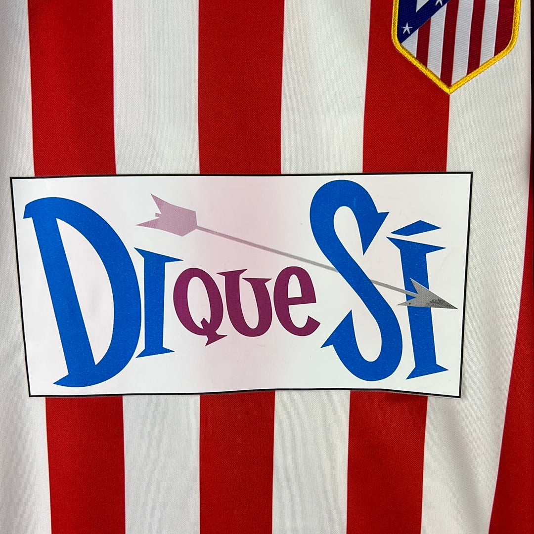 Atletico Madrid 2004/2005 Player Issue Home Shirt - M.Sosa 7 - Disque Si