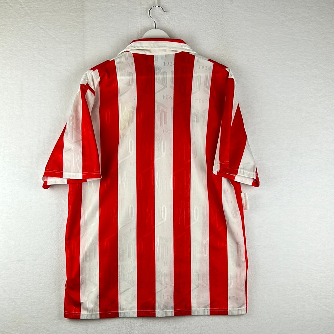 Olympiacos 1992-1993 Home Shirt - Large - Very Good Condition