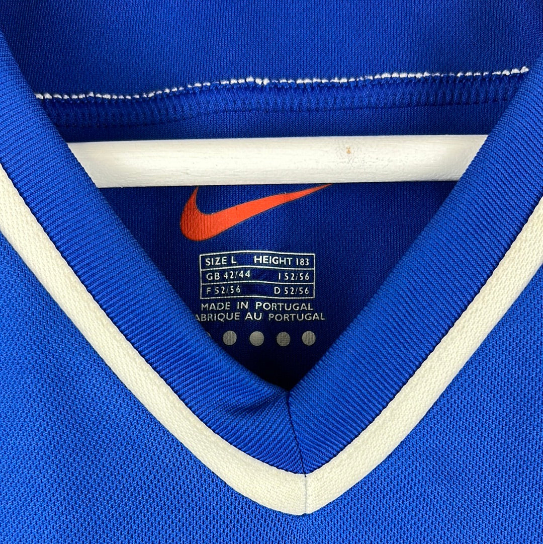 Glasgow Rangers 2000/2001 Home Shirt - Ross 34 - Signed