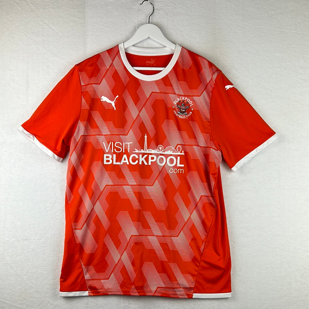 Blackpool 2021-2022 Home Shirt - XL