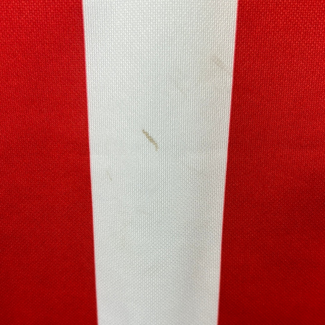 Atletico Madrid 2004/2005 Match Worn Home Shirt - Luccin 23 - Stealth