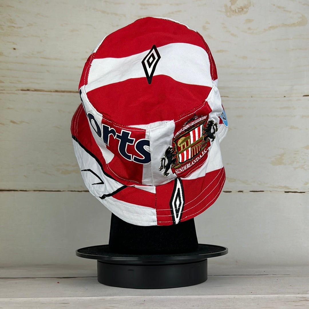 Sunderland 2007/08 Upcycled Home Shirt Bucket Hat