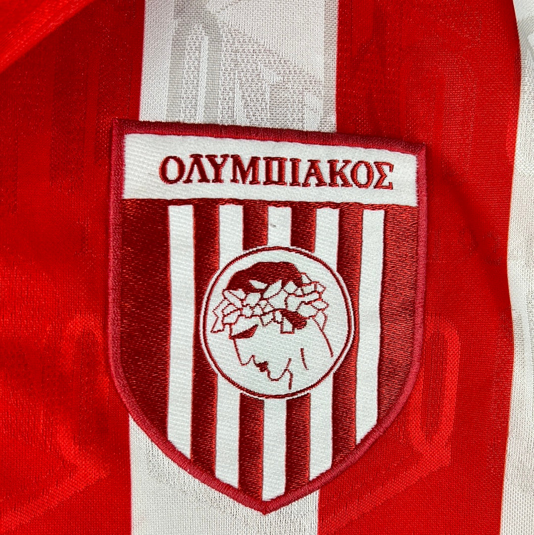 Olympiacos 1992-1993 Home Shirt - Large - Very Good Condition