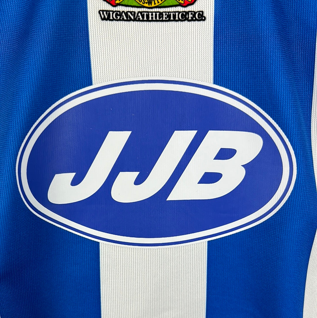 Wigan Athletic 2005/2006 Player Issue Home Shirt - Chimbonda 2