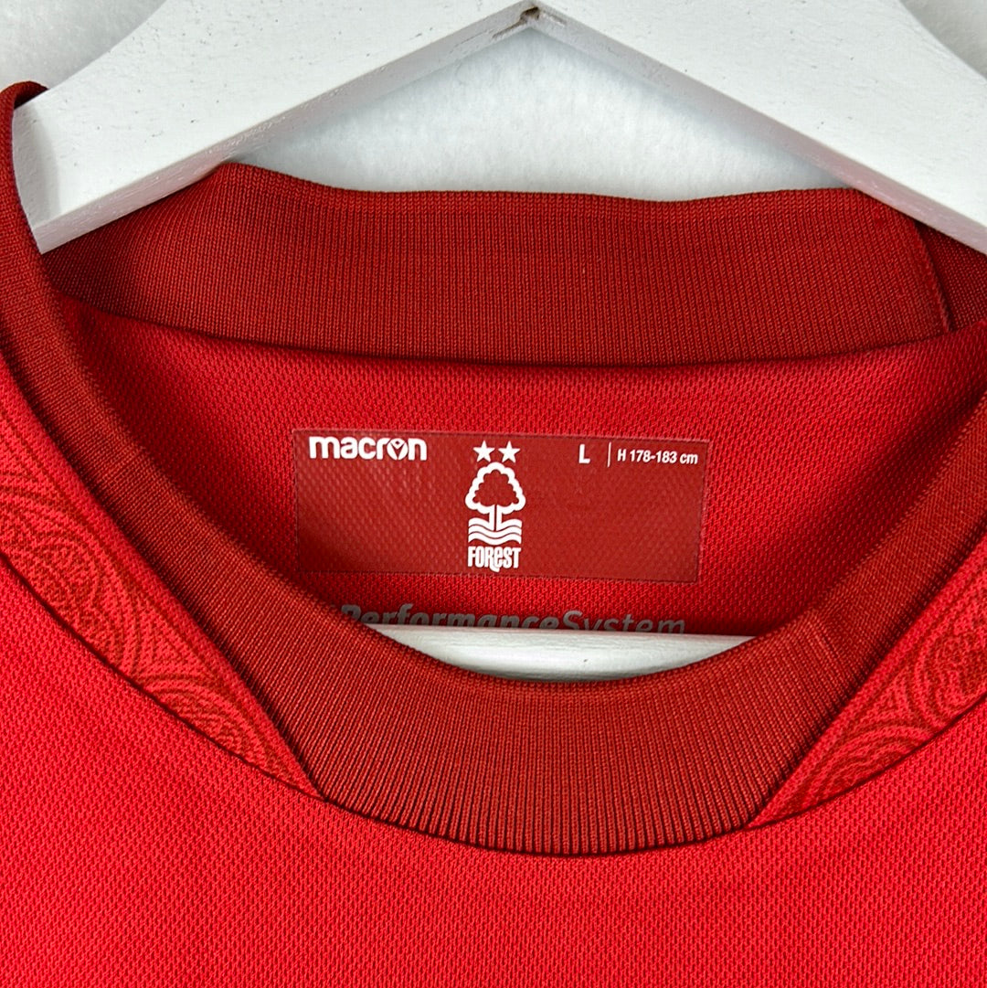 Nottingham Forest 2022/2023 Match Worn Home Shirt - COA - Poppy Shirt