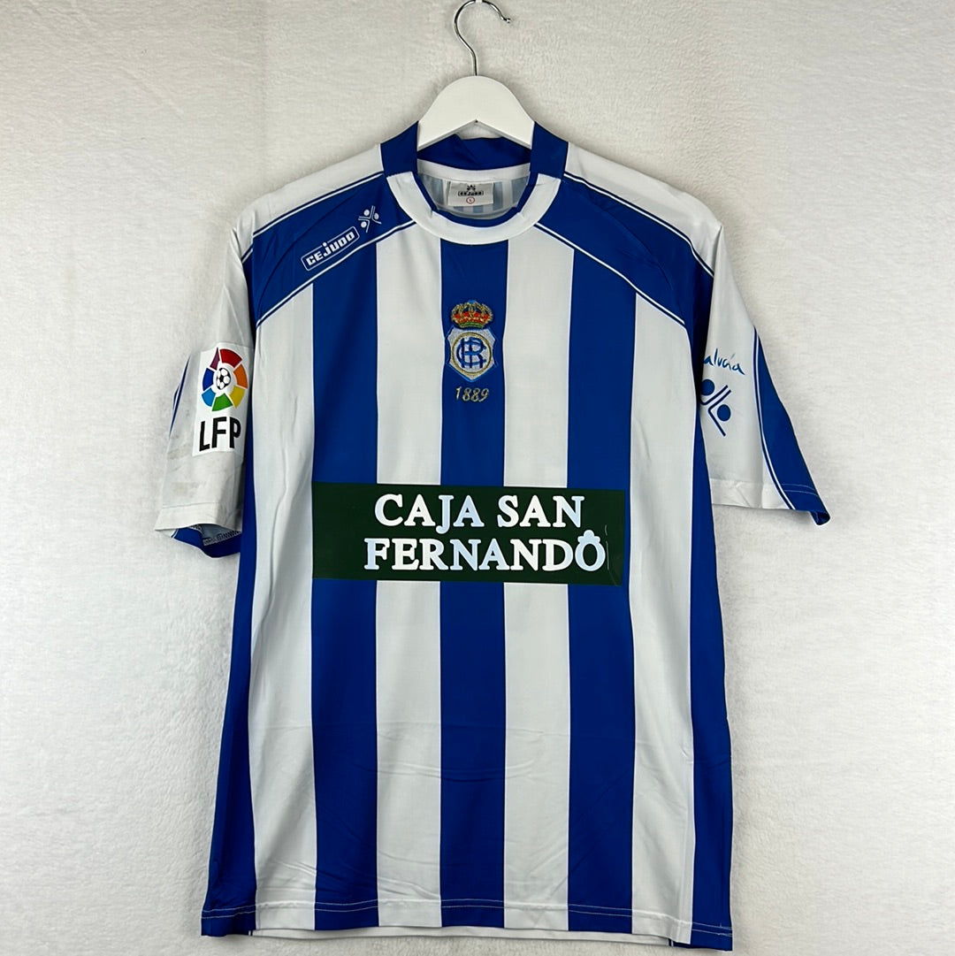 Recreativo de Huelva 2006-2007 Player Issue Home Shirt - Large - Rosu 11