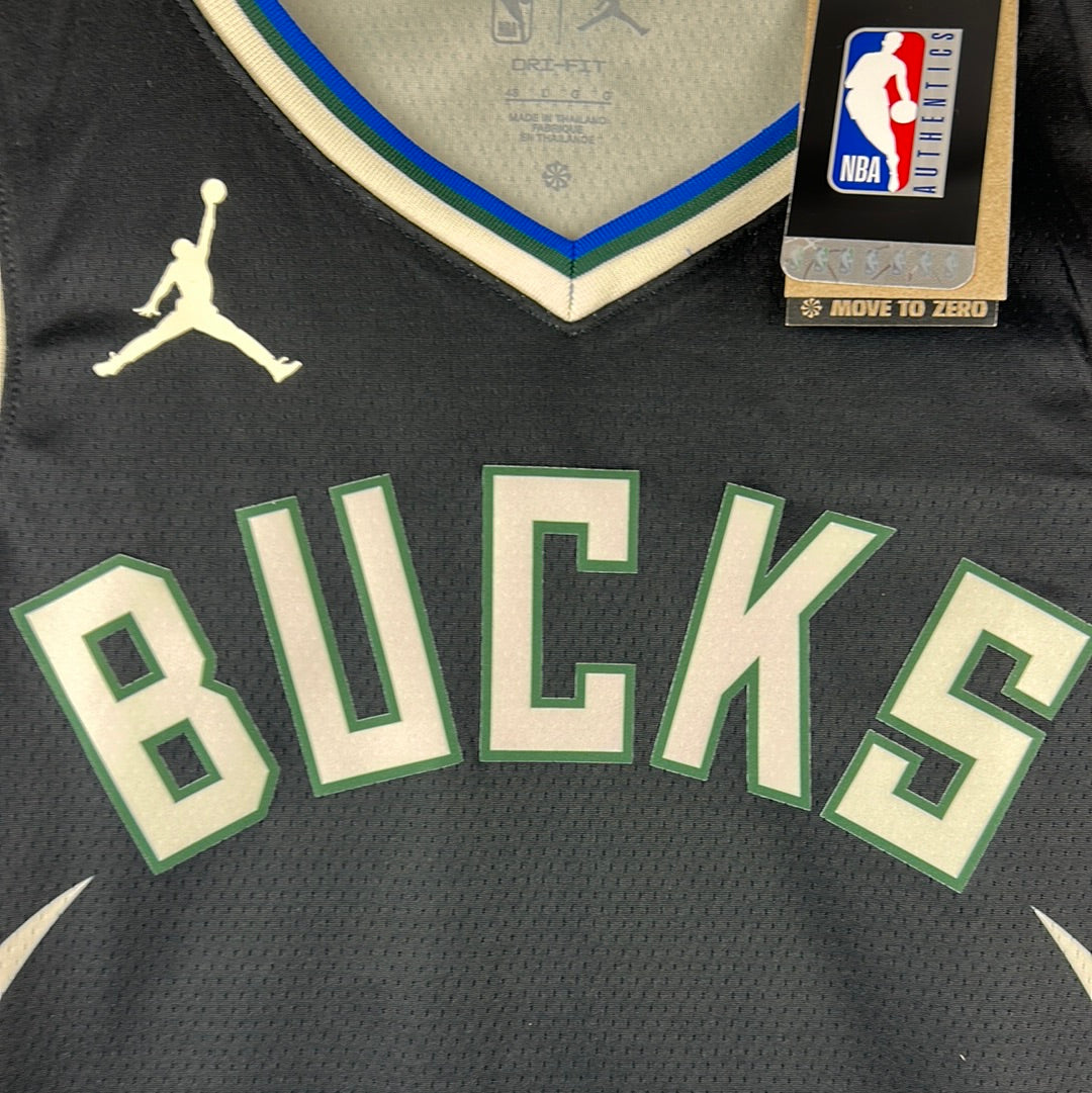 Milwaukee Bucks Road Jersey - Statement Edition - Large - New with Tags