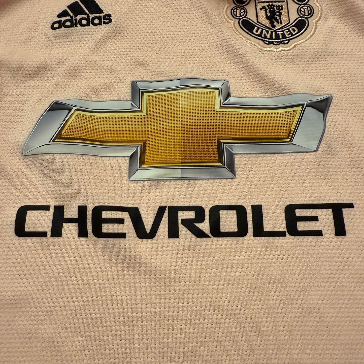 Manchester United 2018/2019 Away Shirt - Youth Age 9-10 - Adidas CG0055