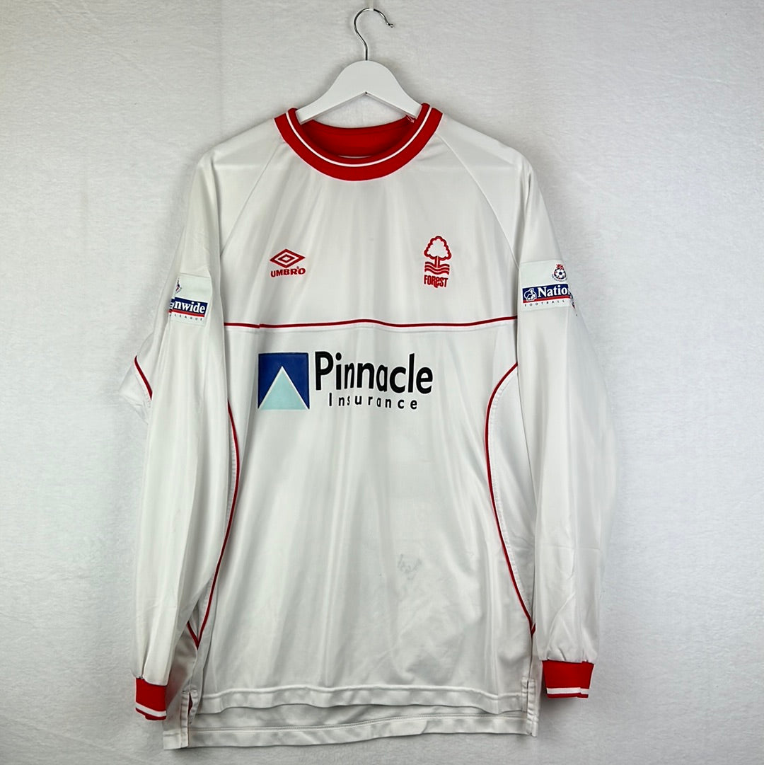 Nottingham Forest 2001/2002 Match Worn Away Shirt - Williams 29