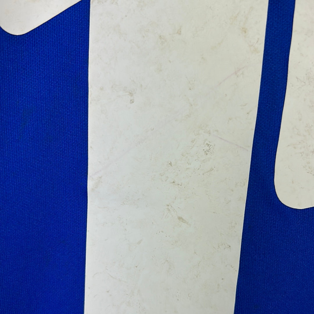 Espanyol 2004-2006 L/S Match Worn Home Shirt - XL - Fredson 15