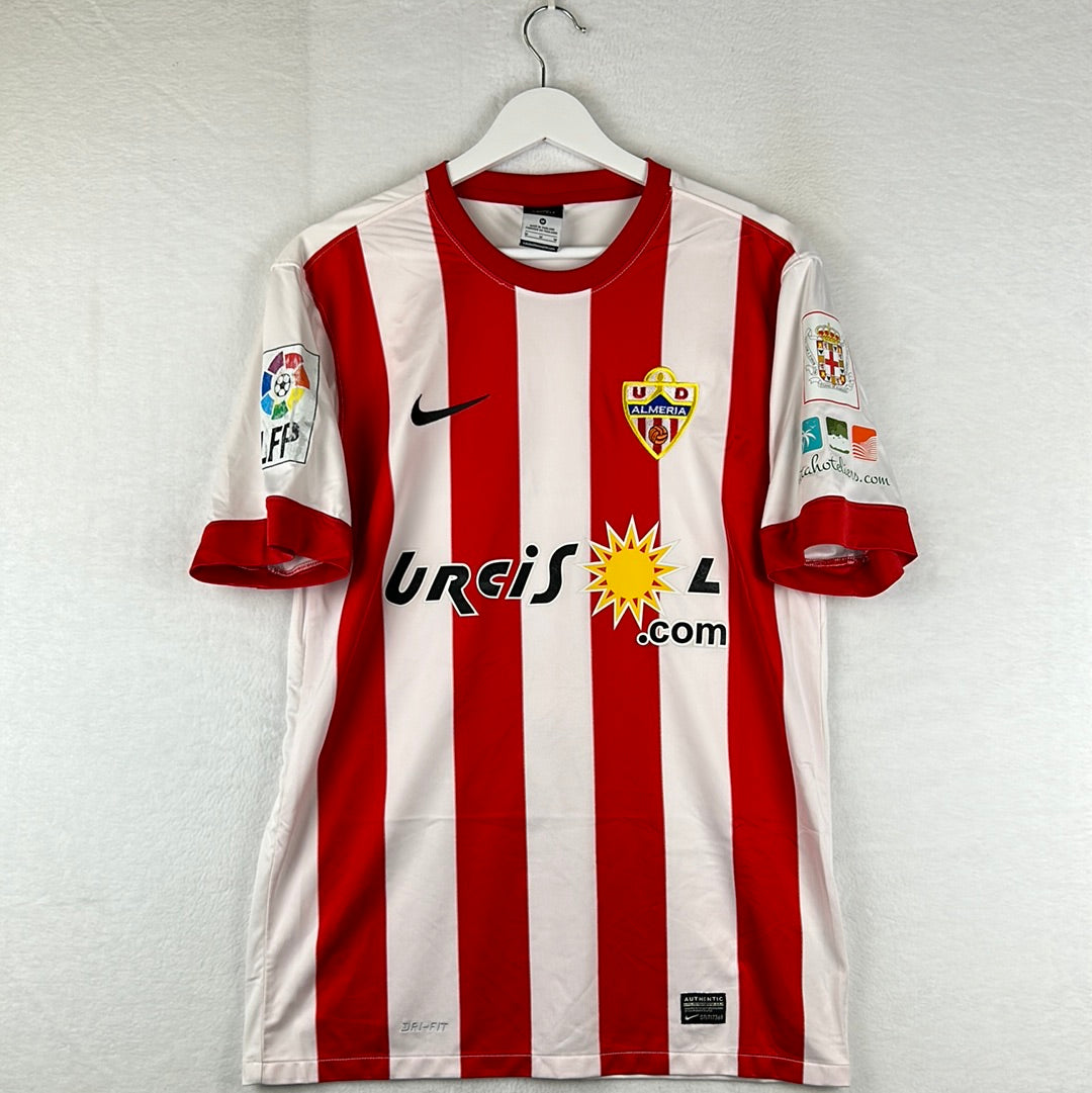 U. D. Almeria 2013-2014 Player Issue Home Shirt - Medium - Trujillo 5