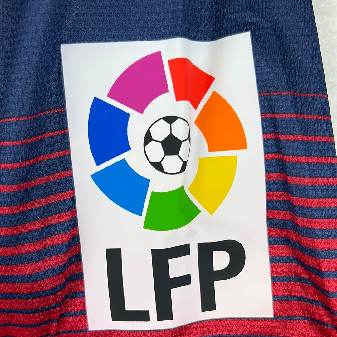 Barcelona 2013/2014 Player Issue Home Shirt - Adriano 21