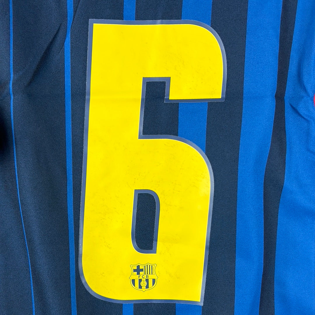 Barcelona 2004/2005 Player Issue Away Shirt - Xavi 6
