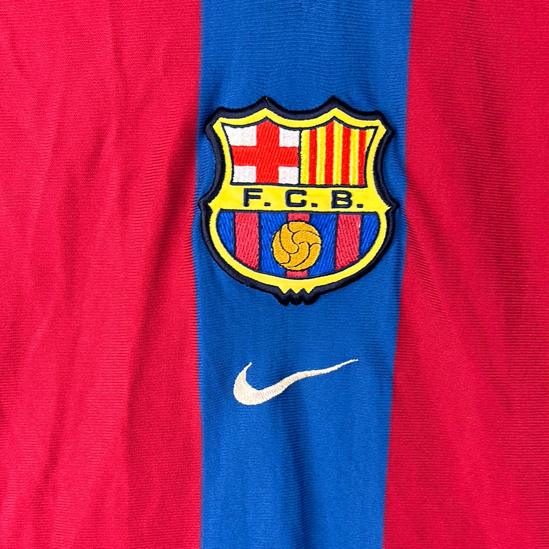 Barcelona 2001-2002 Home Shirt - Medium - Excellent Condition