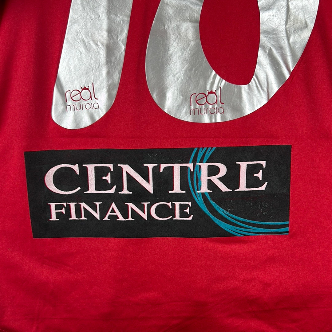 Real Murcia 2007-2008 Player Issue Home Shirt - Large - Pena 16