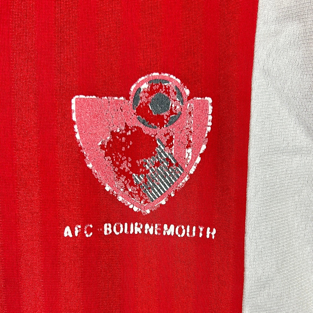 AFC Bournemouth 1988/1989 Home Shirt - Large - Vintage