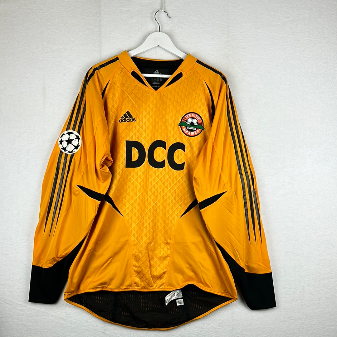 Shakhtar Donetsk Player Issue Goalkeepers Shirt - Lastuvka 16 - Champions League