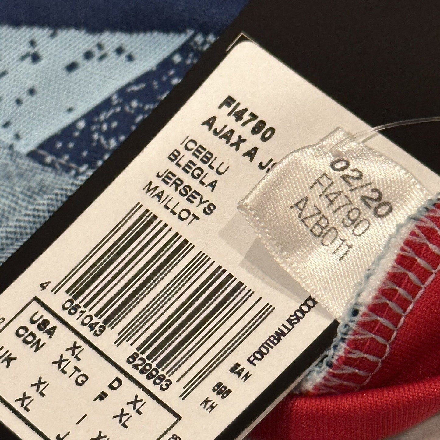 BNWT Neres 7 Ajax 2020/2021 Away Football Shirt XL