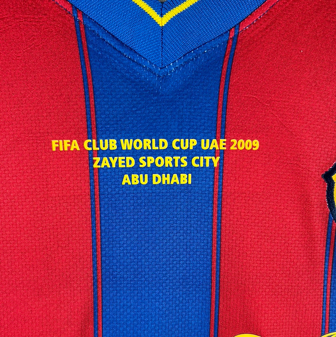 Barcelona 2009/2010 Player Issue Home Shirt - Fifa World Club Cup - Marquez 4