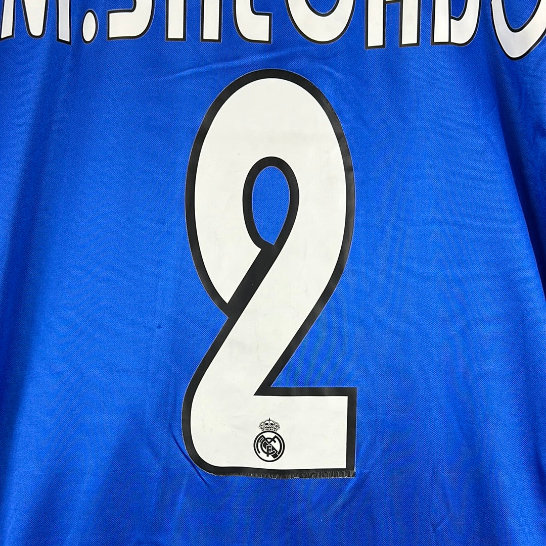 Real Madrid 2002/2003 Player Issue Third Shirt - M.Salgado 2 - Long Sleeve