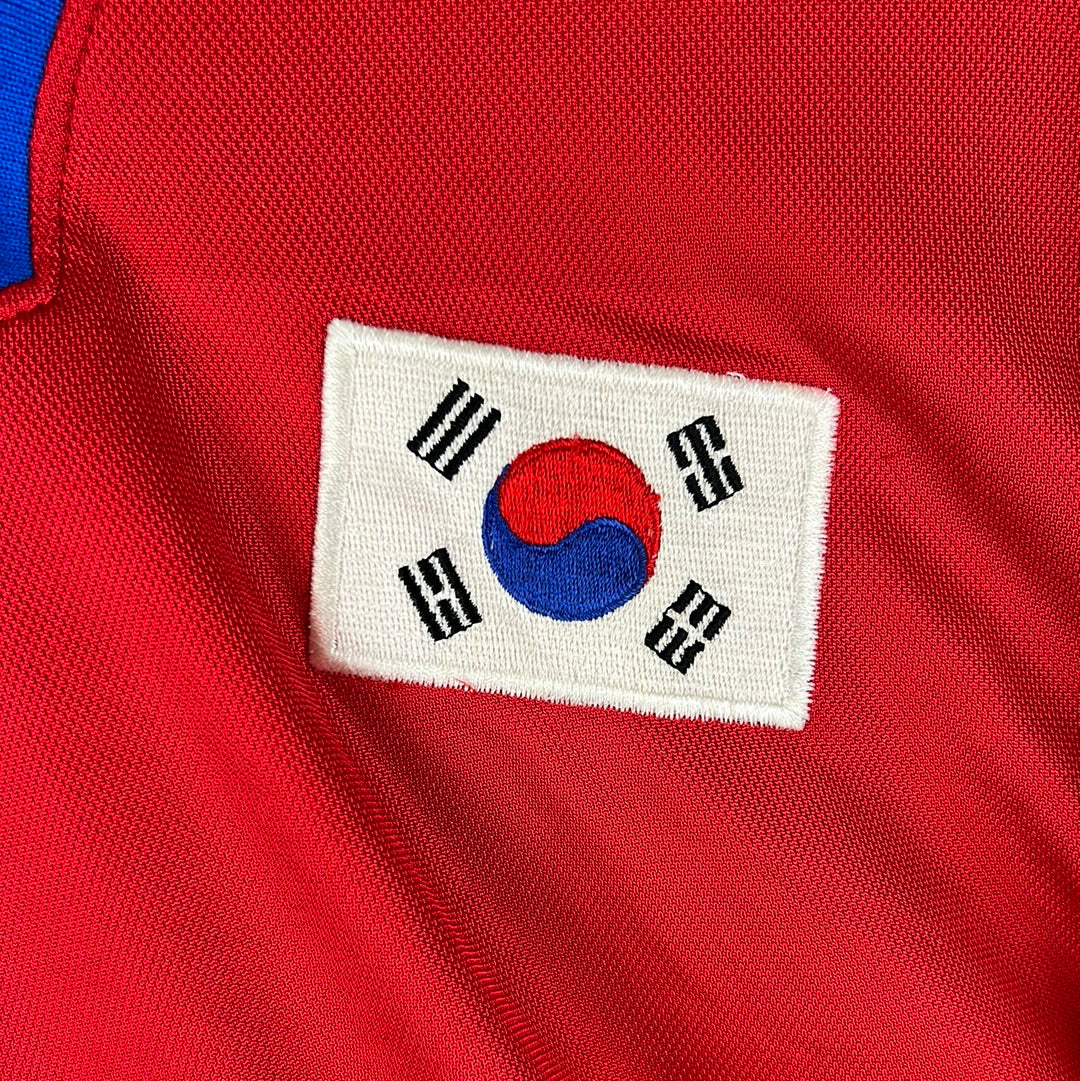 South Korea 1999 Match Worn Shirt v Belgium - Y Y Choi