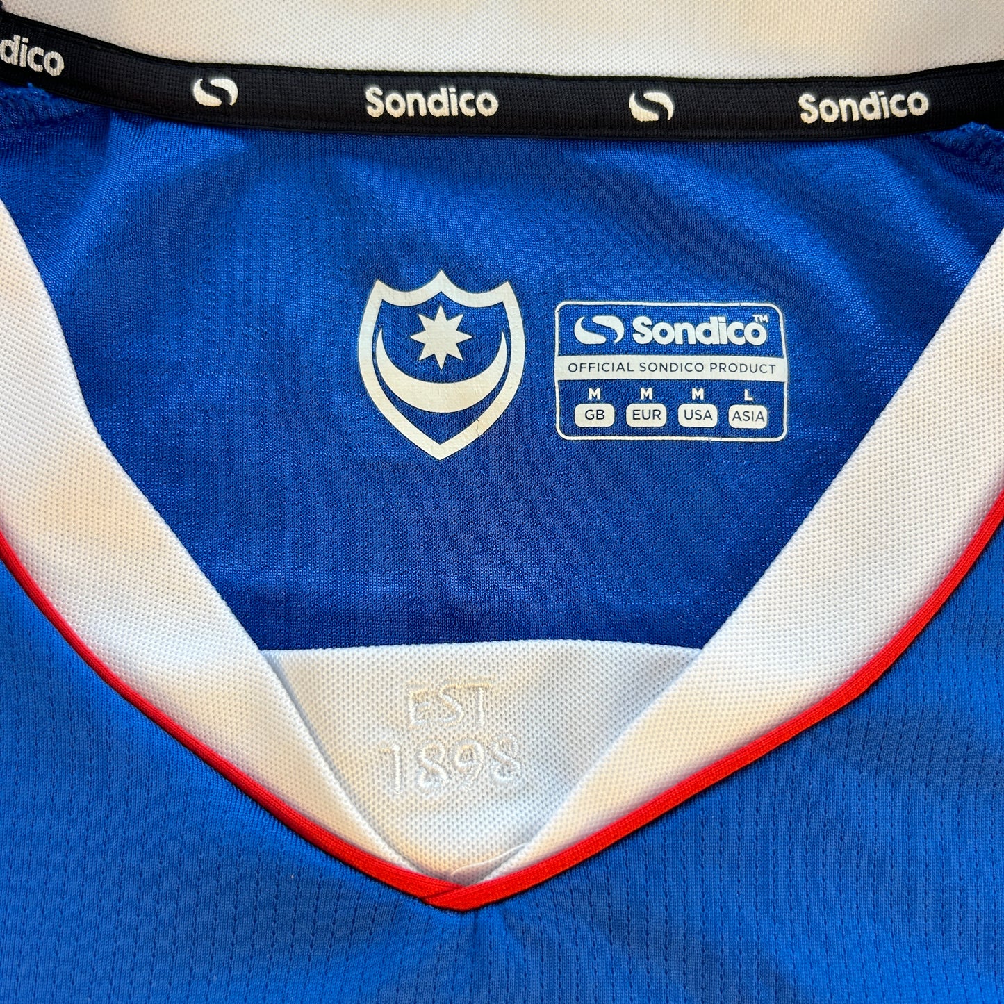 Portsmouth 2016/2017 Home Shirt - Medium - Excellent