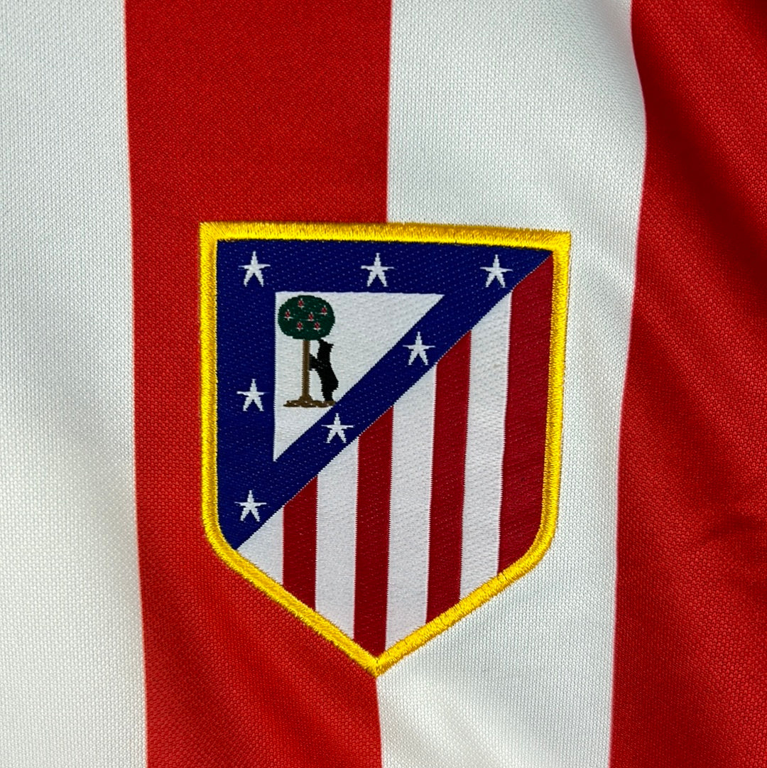 Atletico Madrid 2004/2005 Match Worn Home Shirt - Luccin 23 - Stealth