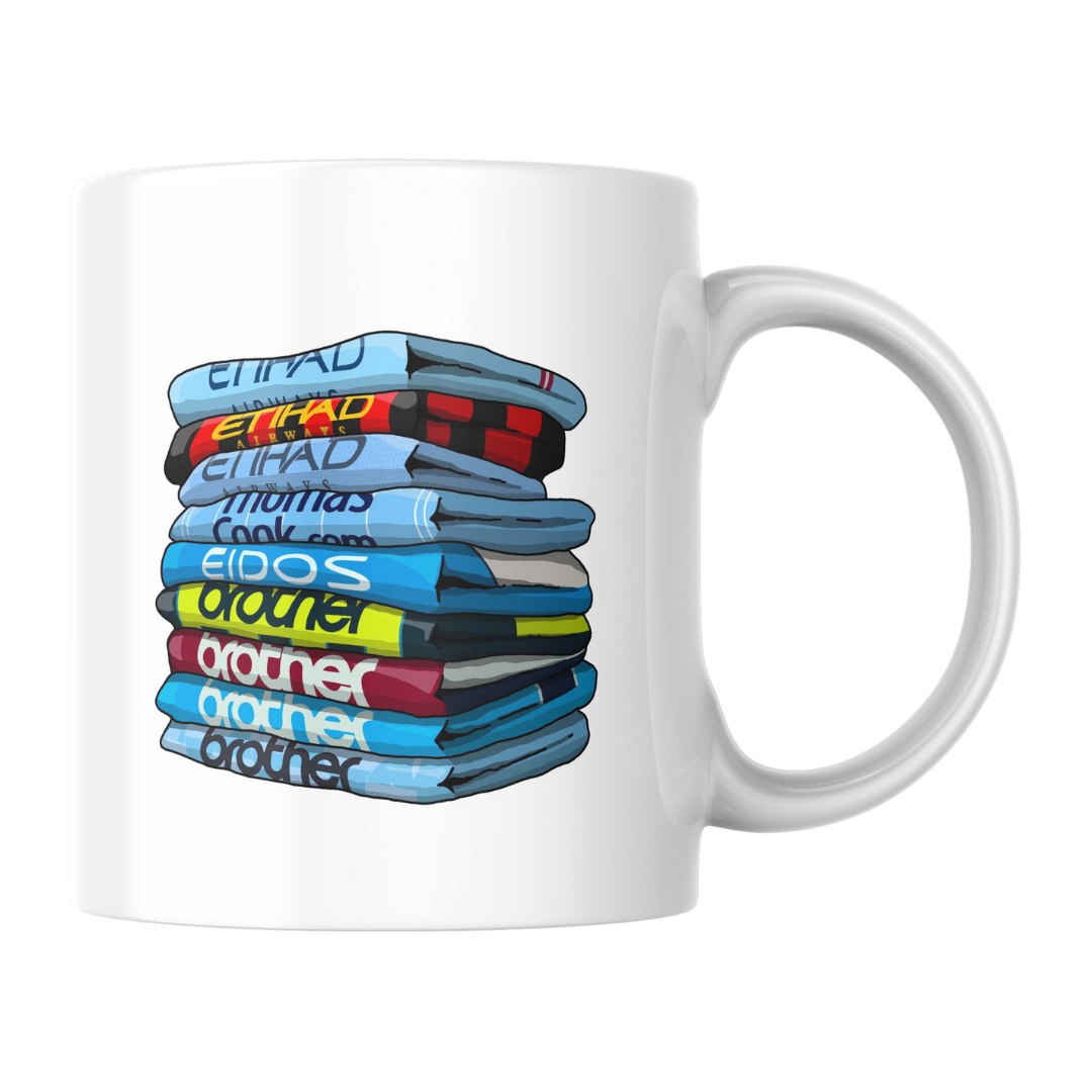 Manchester City Shirt Stack Mug