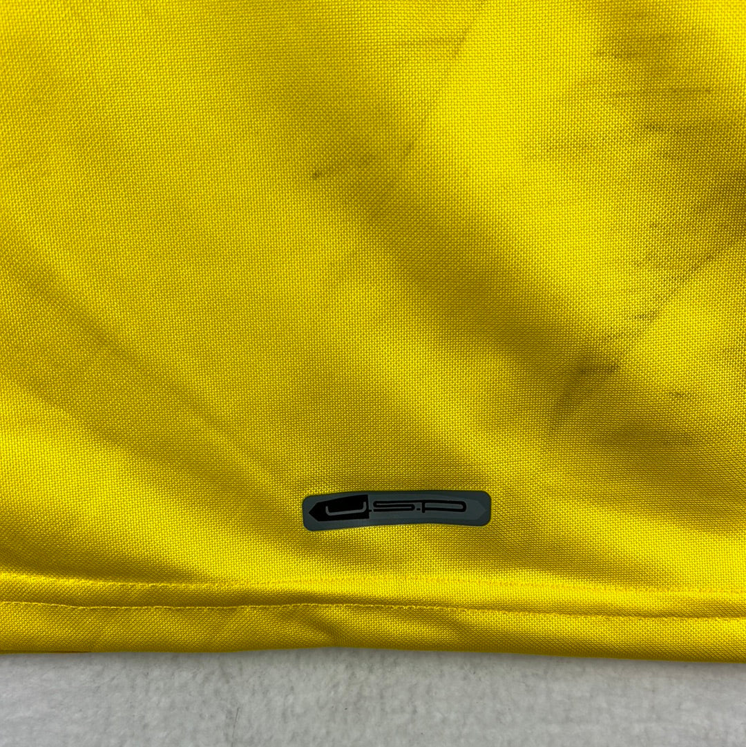 Villarreal 2007/2008 Match Worn Home Shirt - Pires 7