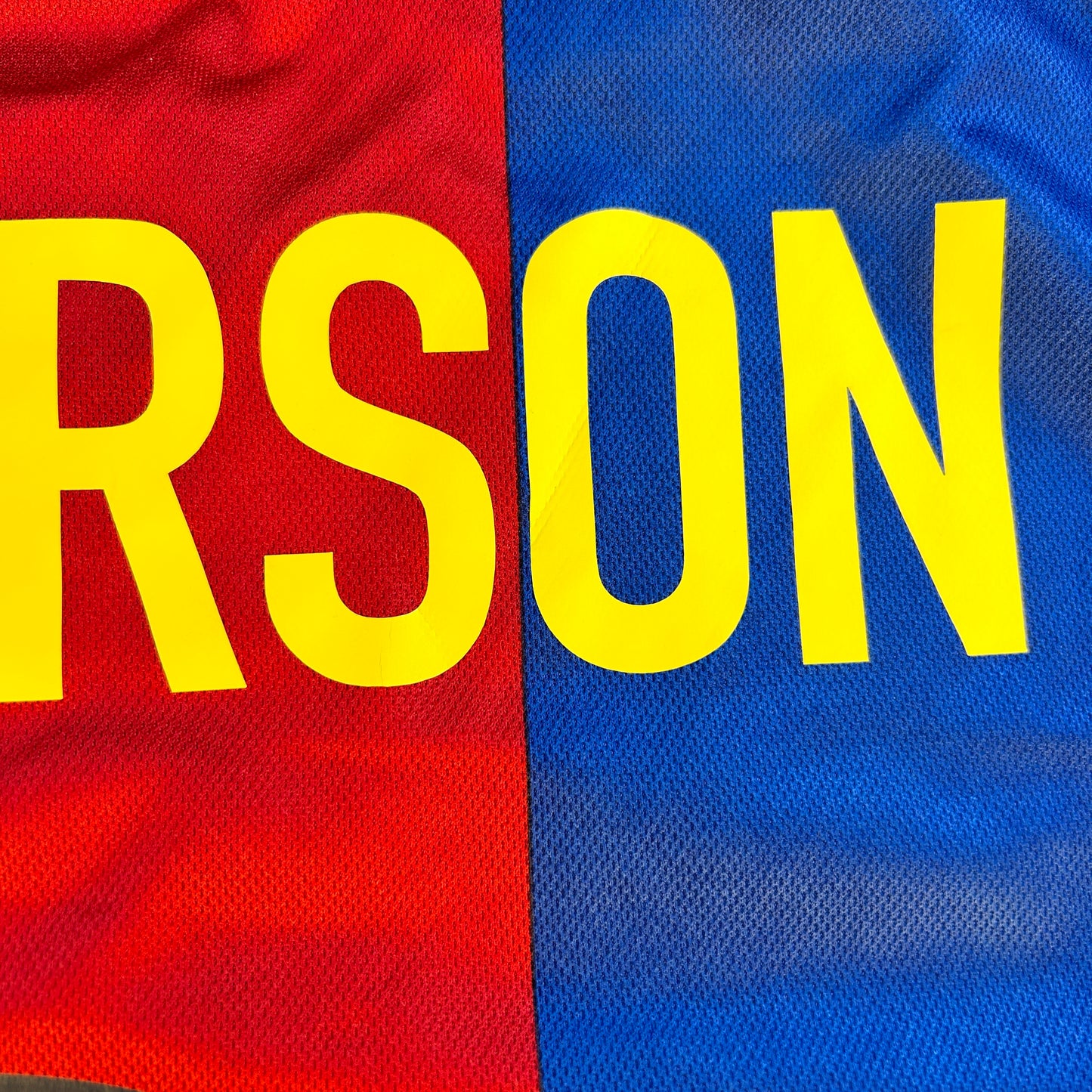 Barcelona 1998/1999 Match Worn Home Shirt - Anderson 9