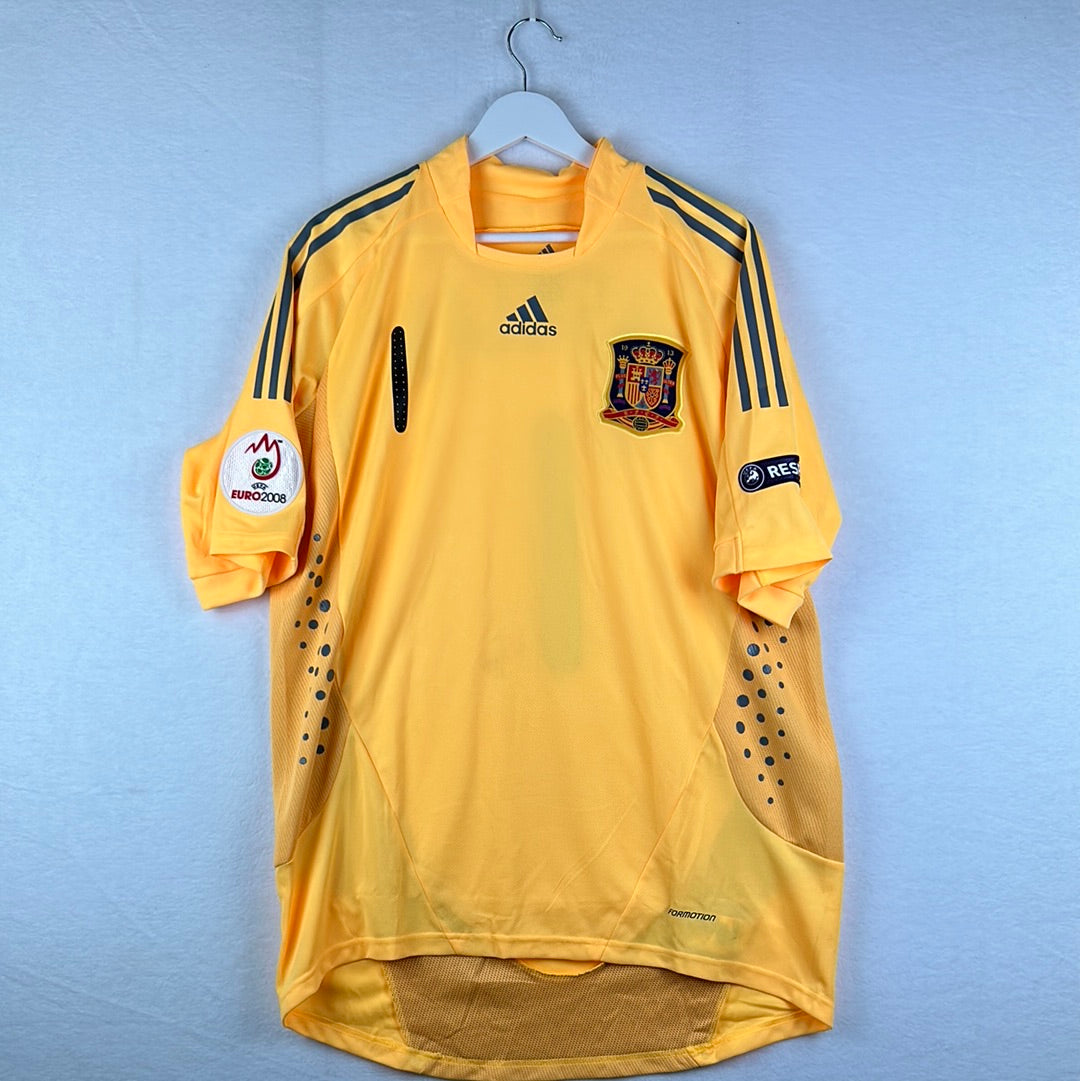 Spain 2008 Player Issue Goalkeeper Shirt - Casillas 1