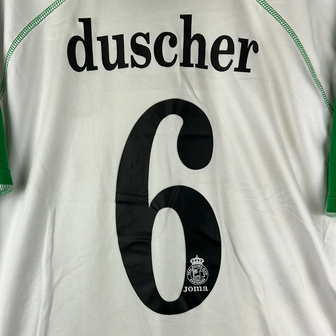 Racing Santander 2007-2008 Player Issue Home Shirt - Large - Duscher 6