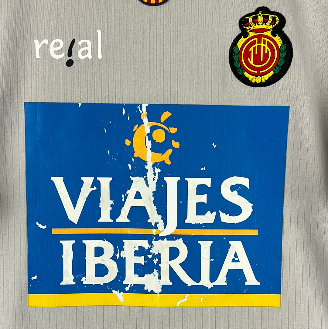 Real Mallorca 2007-2008 Match Worn Away Shirt - Large - Arango 18