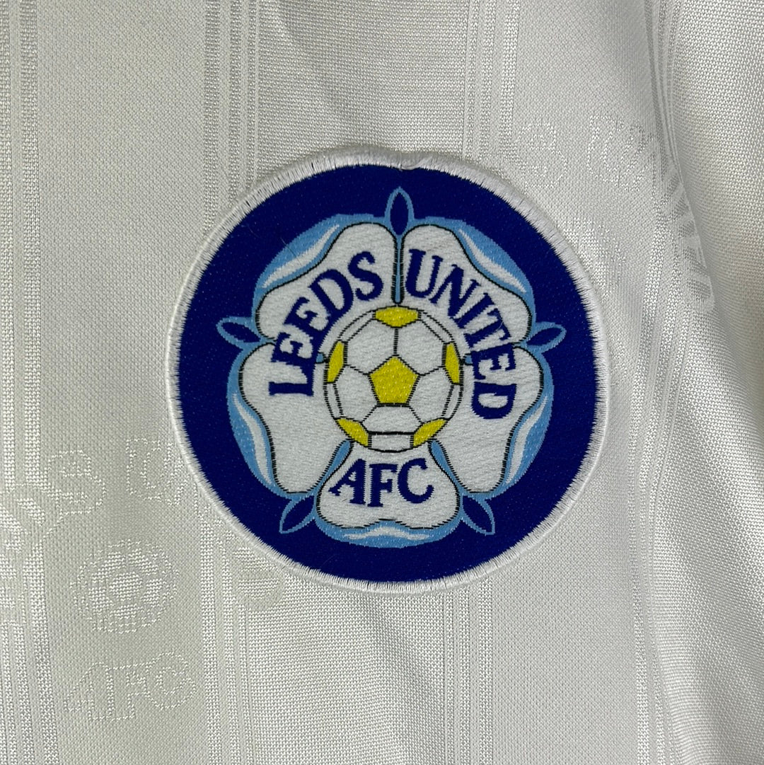 Leeds United 1996-1998 Home Shirt - Large - Sharpe 7