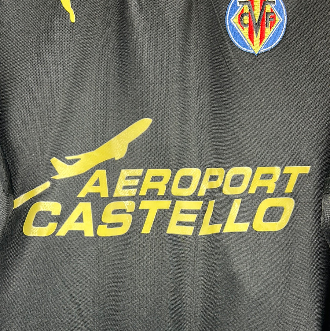 Villarreal 2007/2008 Player Issue Away Shirt - Pires 7 - Long Sleeve